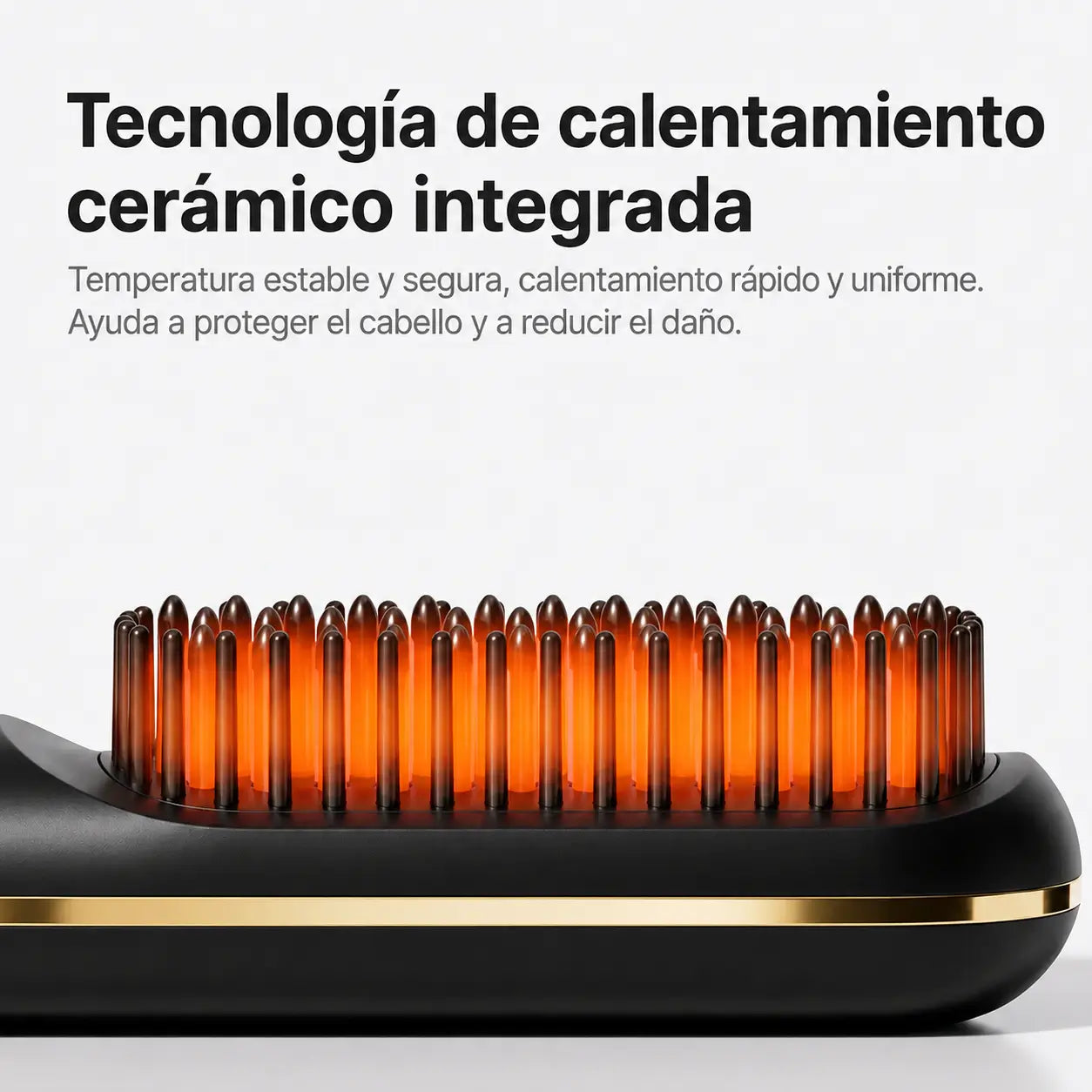 Cepillo alisador inalámbrico