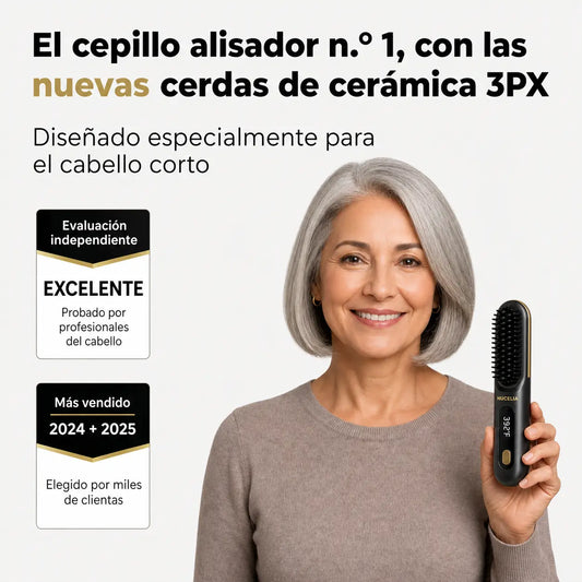 Cepillo alisador inalámbrico